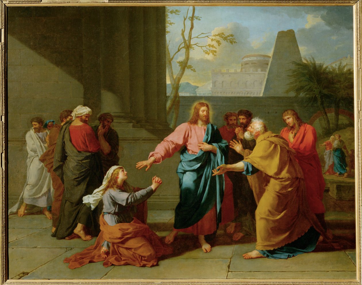 Jean-Germain Drouais -Le Christ et la Cananeenne - 1784